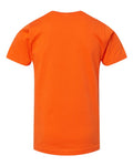 LAT 6101 Youth Fine Jersey Tee - Orange - back