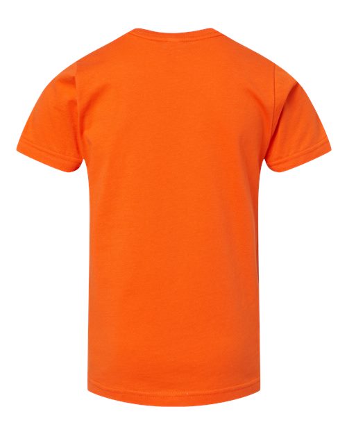LAT 6101 Youth Fine Jersey Tee - Orange - back