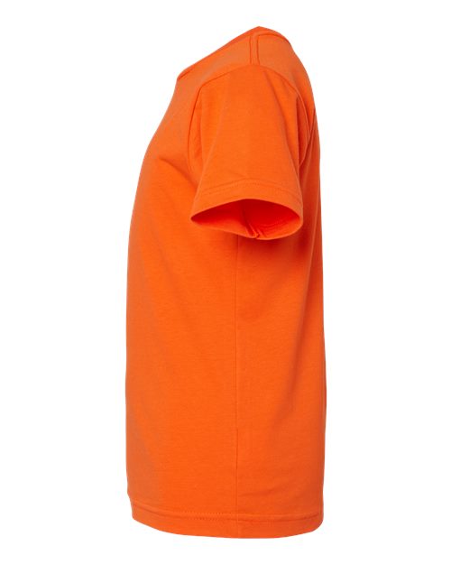LAT 6101 Youth Fine Jersey Tee - Orange - side