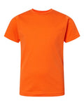 LAT 6101 Youth Fine Jersey Tee - Orange - front