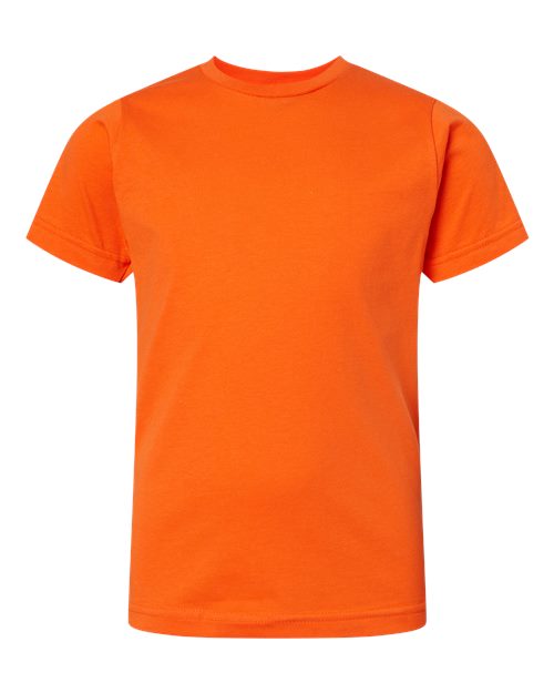 LAT 6101 Youth Fine Jersey Tee - Orange - front