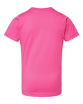 LAT 6101 Youth Fine Jersey Tee - Raspberry - back