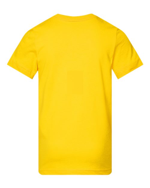 LAT 6101 Youth Fine Jersey Tee - Yellow - back