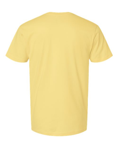 LAT 6901 Unisex Fine Jersey Tee - Butter - back