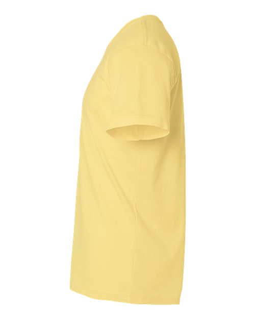 LAT 6901 Unisex Fine Jersey Tee - Butter - side