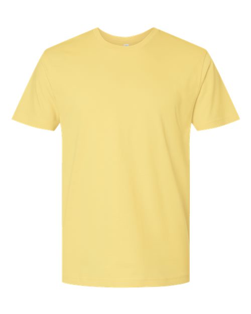 LAT 6901 Unisex Fine Jersey Tee - Butter - front