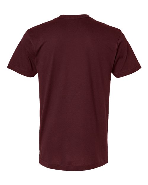 LAT 6901 Unisex Fine Jersey Tee - Maroon - back