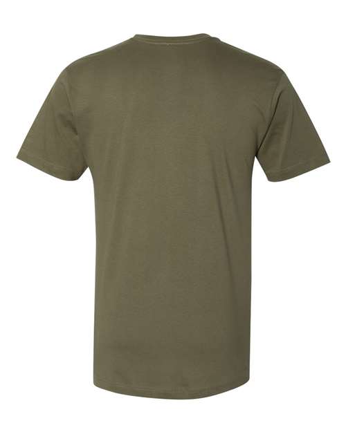LAT 6901 Unisex Fine Jersey Tee - Military Green - back