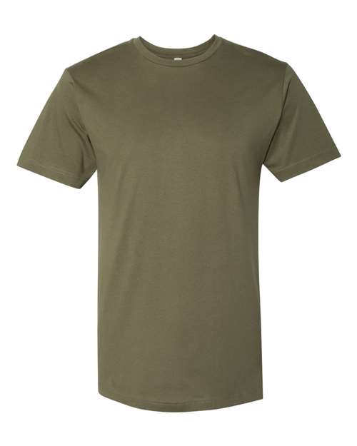 LAT 6901 Unisex Fine Jersey Tee - Military Green - front