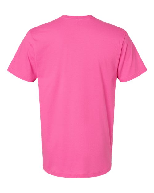 LAT 6901 Unisex Fine Jersey Tee - Raspberry - back