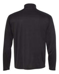 Badger 4102 Men's B-Core Quarter-Zip Pullover - Black/ Graphite - back