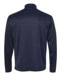 Badger 4102 Men's B-Core Quarter-Zip Pullover - Navy/ Graphite - back