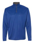 Badger 4102 Men's B-Core Quarter-Zip Pullover - Royal/ Graphite - front