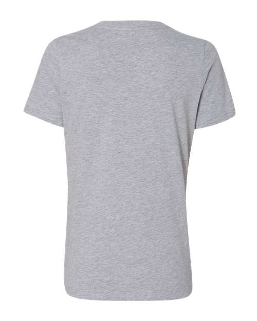 BELLA + CANVAS 6405CVC Women's Relaxed Heather CVC V-Neck Tee - Athletic Heather - back