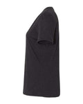 BELLA + CANVAS 6405CVC Women's Relaxed Heather CVC V-Neck Tee - Black Heather - side