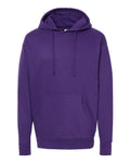 Independent Trading Co. SS4500 Midweight Hooded Sweatshirt - Purple - flat front
