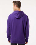 Independent Trading Co. SS4500 Midweight Hooded Sweatshirt - Purple - model back
