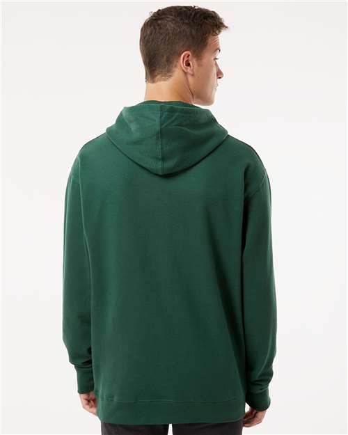 Independent Trading Co. SS4500 Midweight Hooded Sweatshirt - Forest Green - model back