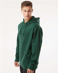 Independent Trading Co. SS4500 Midweight Hooded Sweatshirt - Forest Green - model side
