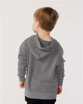 Independent Trading Co. PRM10TSB Toddler Special Blend Hooded Raglan Sweatshirt - Nickel - model back