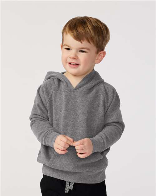 Independent Trading Co. PRM10TSB Toddler Special Blend Hooded Raglan Sweatshirt - Nickel - model front