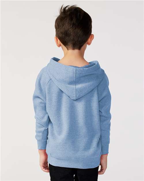 Independent Trading Co. PRM10TSB Toddler Special Blend Hooded Raglan Sweatshirt - Pacific - model back