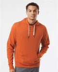 Independent Trading Co. PRM90HT Unisex Midweight French Terry Hooded Sweatshirt - Burnt Orange Heather - model front