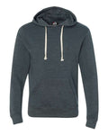 J America 8871 Triblend Fleece Hooded Sweatshirt - Navy Triblend - front