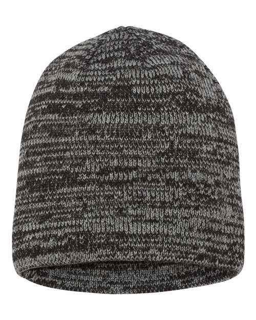 Sportsman SP03 8" Marled Beanie - Grey/ Charcoal - back