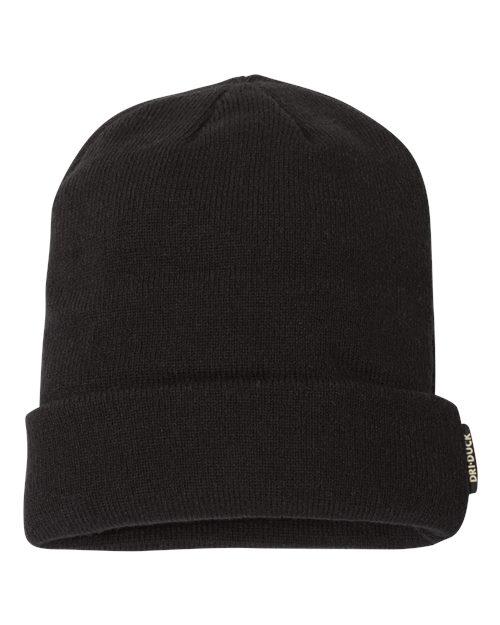 DRI DUCK 3562 Basecamp Performance Cuffed Beanie - Black - front