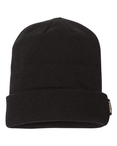 DRI DUCK 3562 Basecamp Performance Cuffed Beanie - Black - front