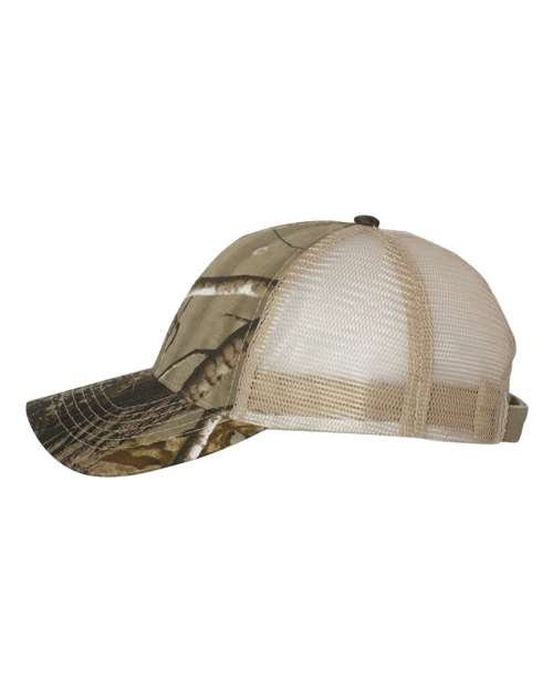 Kati LC5M Licensed Camo Mesh Back Cap - Realtree AP/ Tan - side