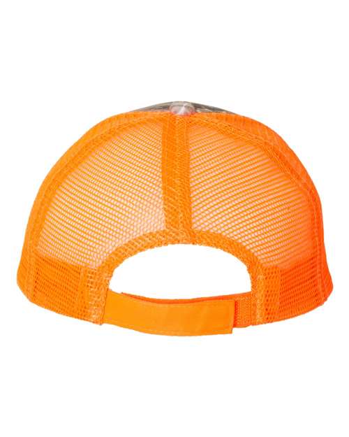 Kati LC5M Licensed Camo Mesh Back Cap - Realtree AP/ Neon Orange - back