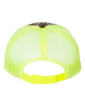Kati LC5M Licensed Camo Mesh Back Cap - Realtree AP/ Neon Yellow - back