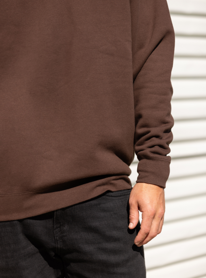 Heavyweight Crewneck Sweatshirt in Storm Blue, additional view