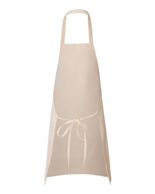Q-Tees Q2010 Butcher Apron - Natural - back