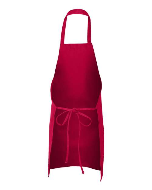 Q-Tees Q2010 Butcher Apron - Red - back