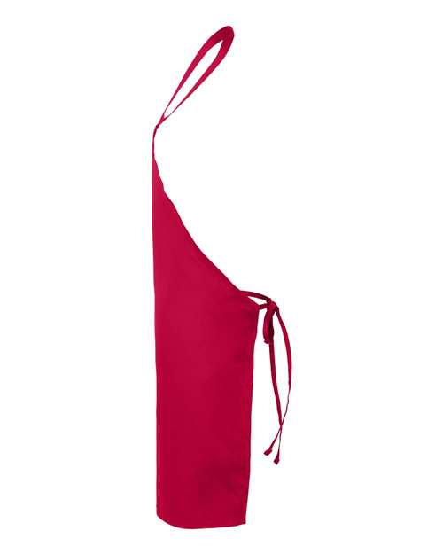 Q-Tees Q2010 Butcher Apron - Red - side