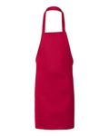 Q-Tees Q2010 Butcher Apron - Red - front