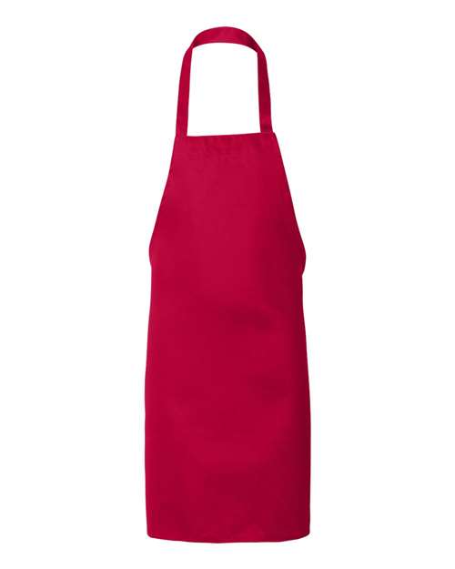 Q-Tees Q2010 Butcher Apron - Red - front