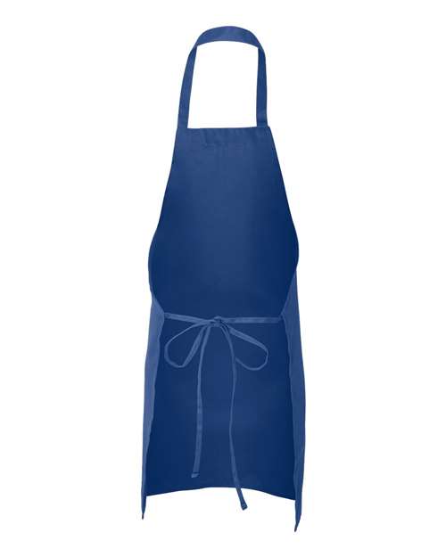 Q-Tees Q2010 Butcher Apron - Royal - back