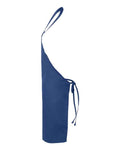 Q-Tees Q2010 Butcher Apron - Royal - side