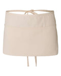 Q-Tees Q2115 Waist Apron with Pockets - Natural - front
