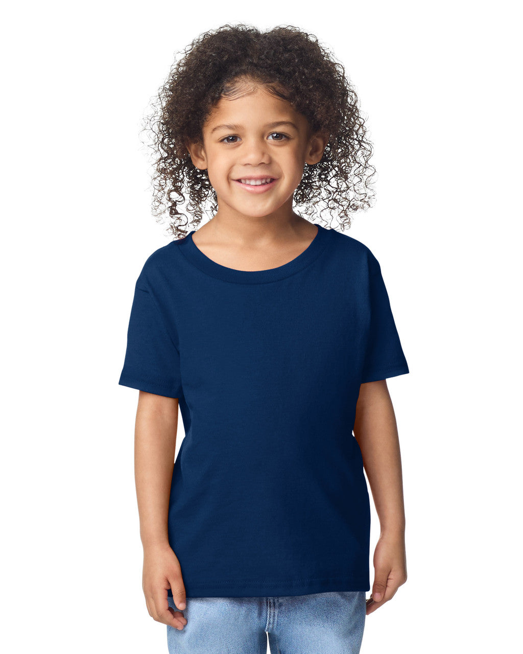 Gildan 5100P Toddler Heavy Cotton T-Shirt - Navy - model front