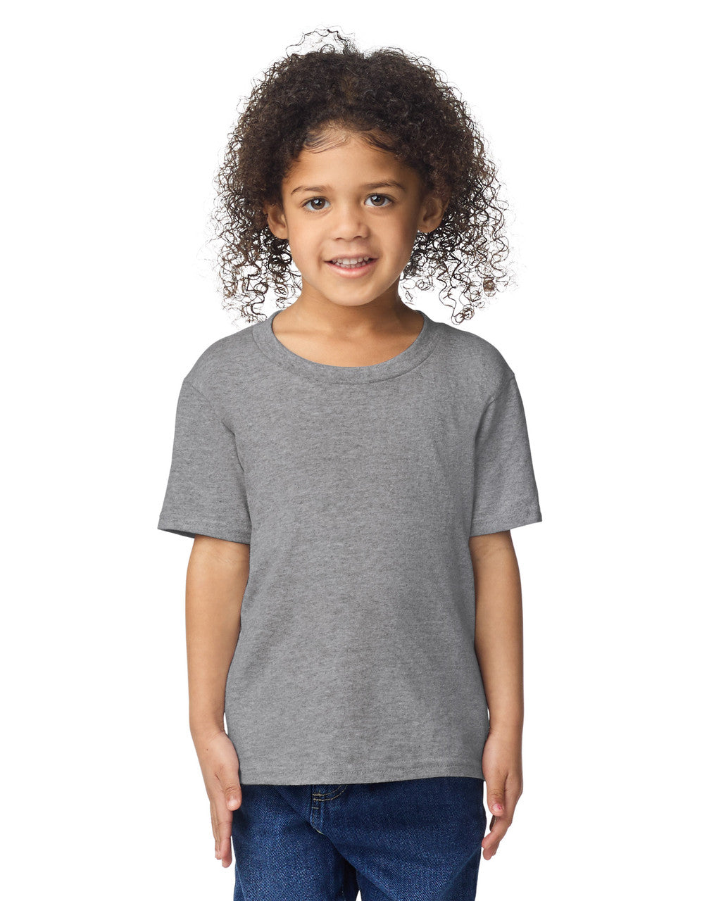 Gildan 5100P Toddler Heavy Cotton T-Shirt - Sport Grey - model front