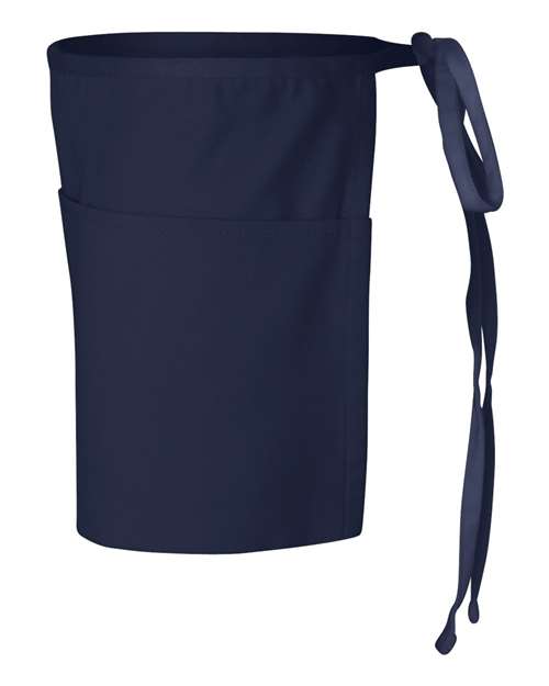 Q-Tees Q2115 Waist Apron with Pockets - Navy - side