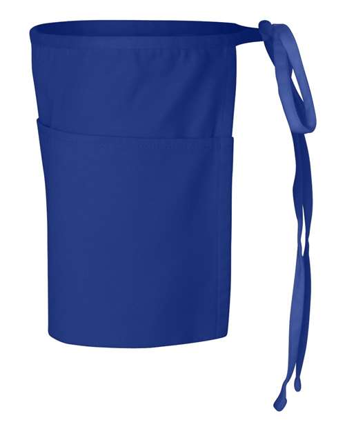 Q-Tees Q2115 Waist Apron with Pockets - Royal - side