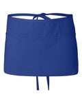 Q-Tees Q2115 Waist Apron with Pockets - Royal - front