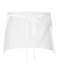 Q-Tees Q2115 Waist Apron with Pockets - White - back