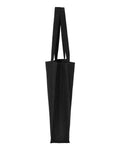Q-Tees Q125300 14L Shopping Bag - Black - side